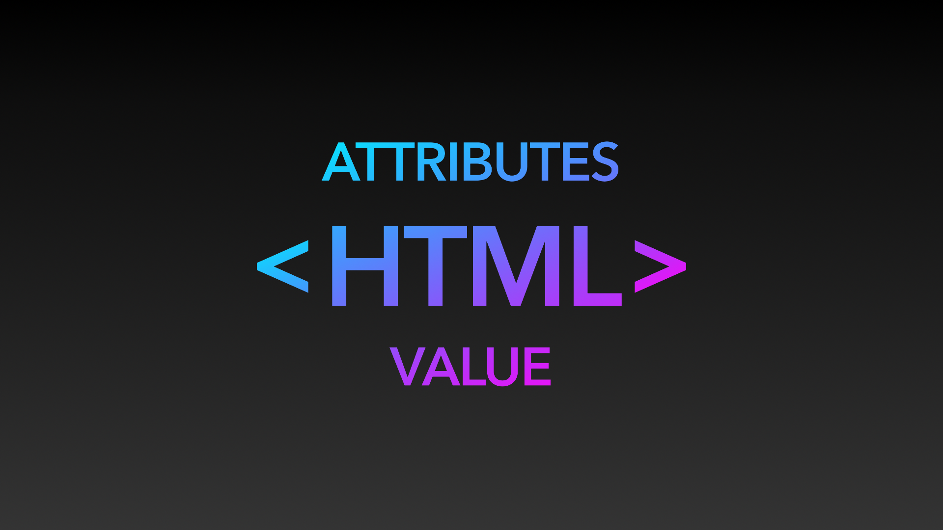 HTML 요소의 속성과 속성값